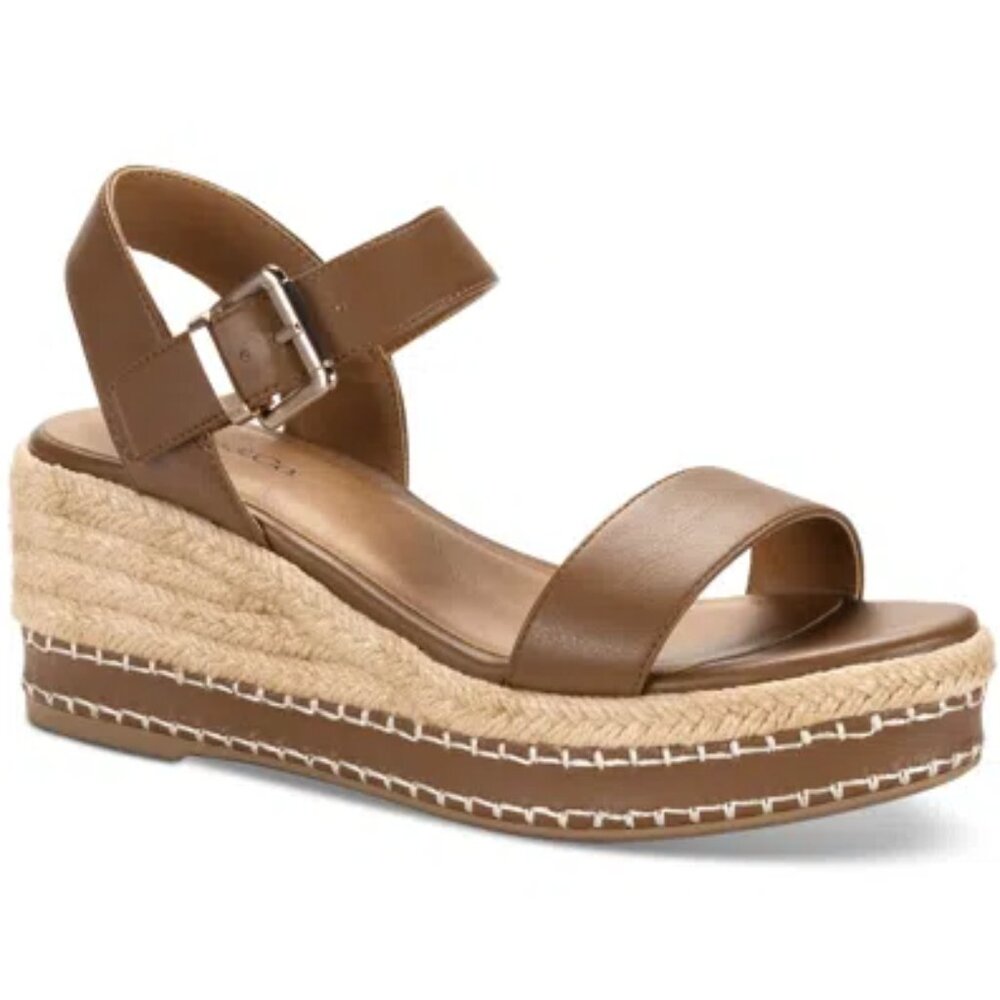 Style & Co Hawkinns Cushioned Insole Wedge Sandals 9.5M - Picture 2 of 8
